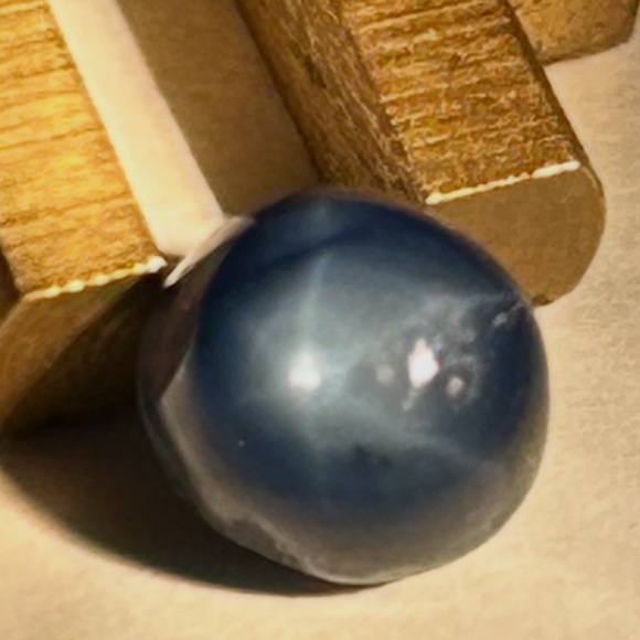 Jewelry - 1.23 ct Natural Loose Unheated Blue Star Sapphire Gemstone w tags